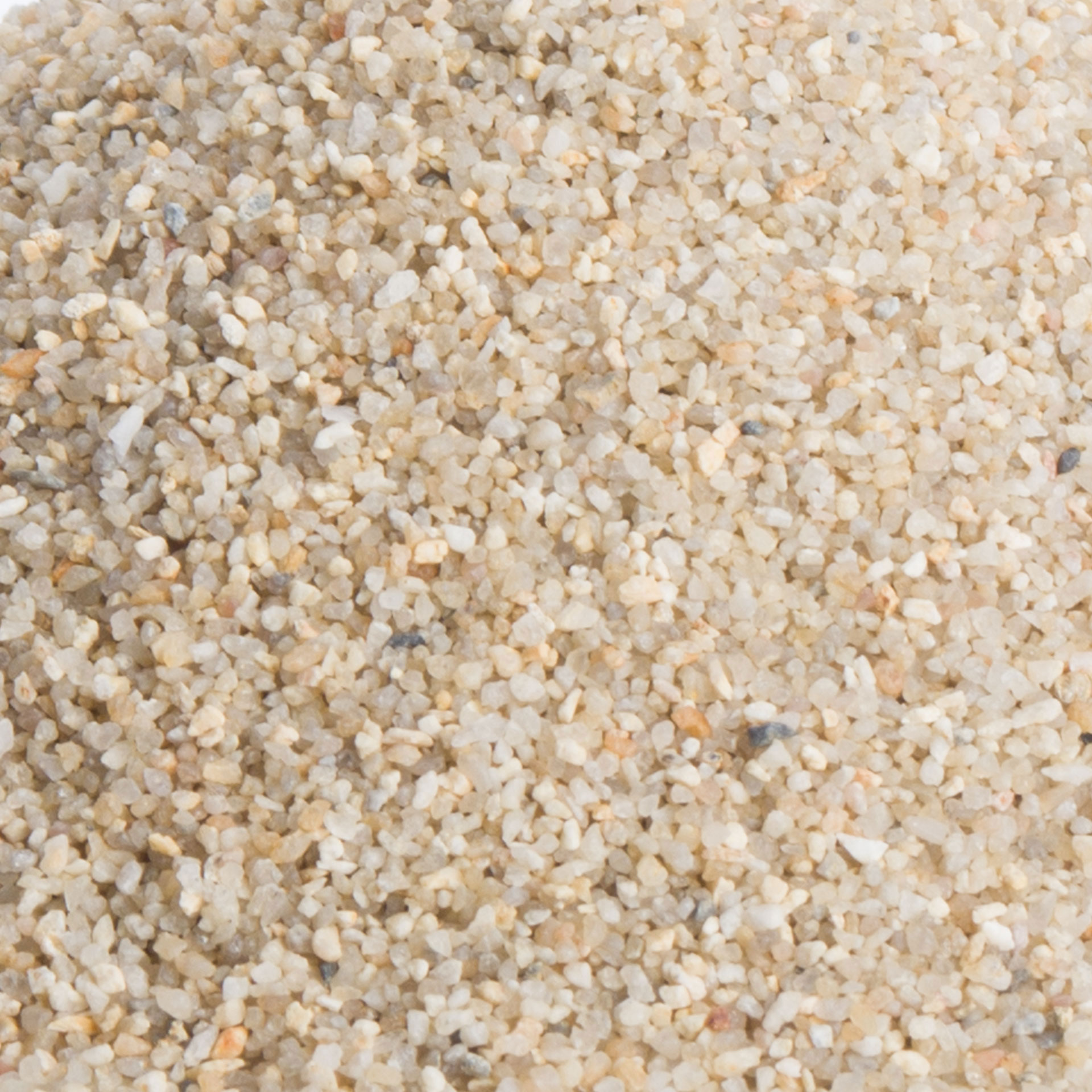 Terrariumsand beige 25 kg Terrariensand Bodengrund kantengerundet Terrarienkies