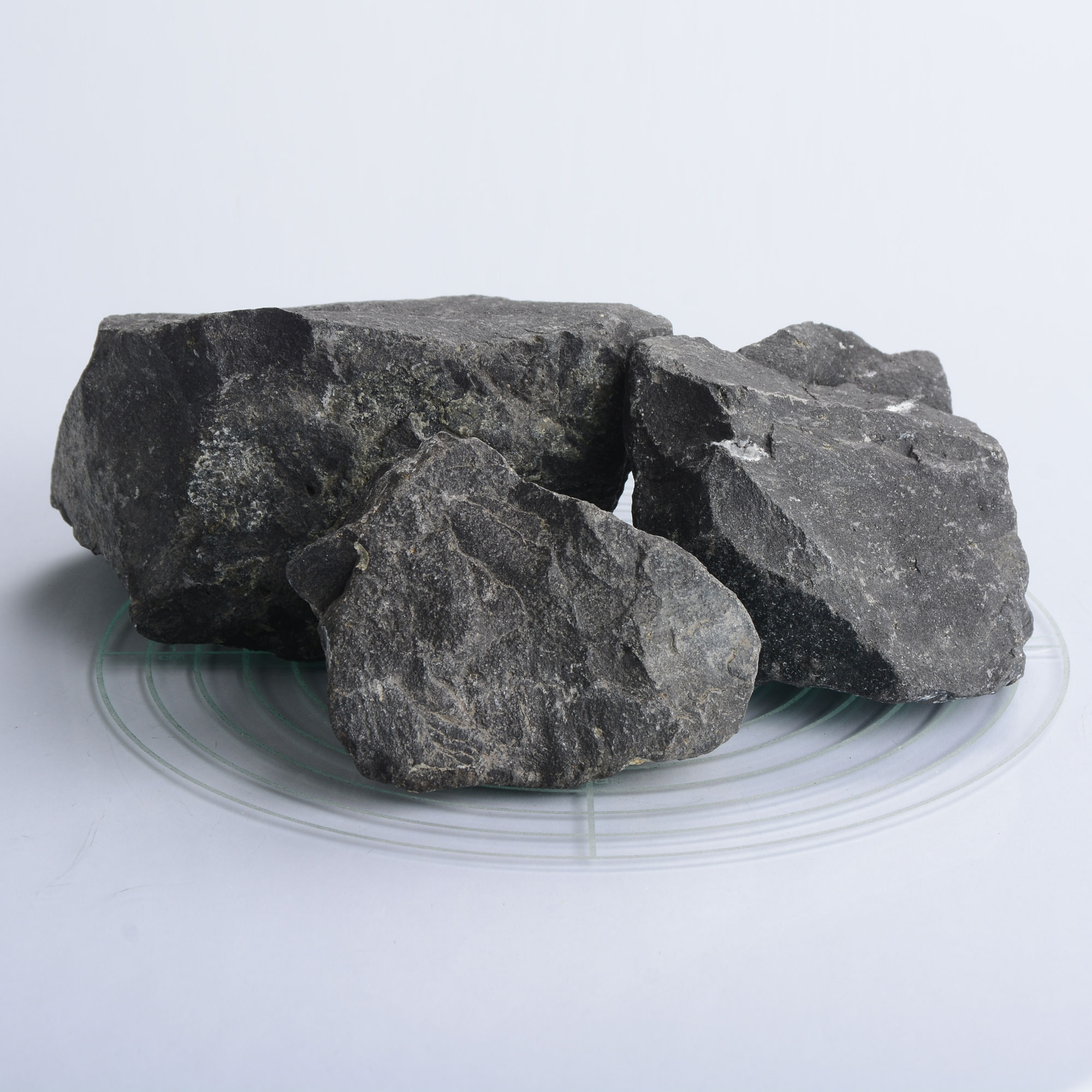 Basalt Gabionensteine anthrazit 25kg 32-60 60-120 mm Steine für Gabione Garten